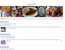 Tablet Screenshot of cookingwithmickeyblog.com